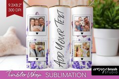 Wildflowers Photo Tumbler PNG - Floral Picture Tumbler Wrap Product Image 1