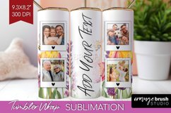 Wildflowers Photo Tumbler PNG - Floral Picture Tumbler Wrap Product Image 1