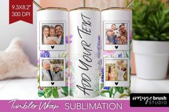 Wildflowers Photo Tumbler PNG - Floral Picture Tumbler Wrap Product Image 1
