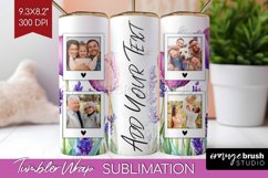 Wildflowers Photo Tumbler PNG - Floral Picture Tumbler Wrap Product Image 1