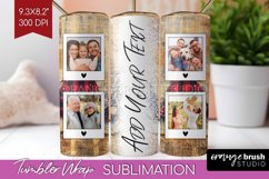 Christmas Photo Tumbler PNG - Christmas Tree Picture Tumbler Product Image 1