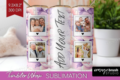 Floral Photo Tumbler PNG - Peony Flower Picture Tumbler Wrap Product Image 1