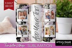 Floral Photo Tumbler PNG - Peony Flower Picture Tumbler Wrap Product Image 1