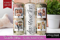 Floral Photo Tumbler PNG - Peony Flower Picture Tumbler Wrap Product Image 1