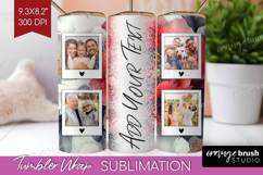 Floral Photo Tumbler PNG - Peony Flower Picture Tumbler Wrap Product Image 1