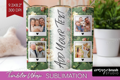Floral Photo Tumbler PNG - Peony Flower Picture Tumbler Wrap Product Image 1