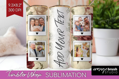 Floral Photo Tumbler PNG - Peony Flower Picture Tumbler Wrap Product Image 1