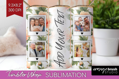 Floral Photo Tumbler PNG - Peony Flower Picture Tumbler Wrap Product Image 1