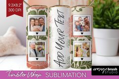 Flowers Photo Tumbler PNG - Vintage Floral Picture Tumbler Product Image 1
