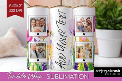 Wildflowers Photo Tumbler PNG - Summer Flowers Picture Wrap Product Image 1