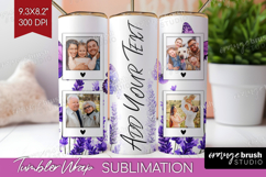 Wildflowers Photo Tumbler PNG - Summer Flowers Picture Wrap Product Image 1