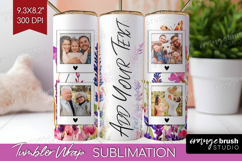 Wildflowers Photo Tumbler PNG - Summer Flowers Picture Wrap Product Image 1
