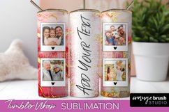 Photo Tumbler Wrap, Marble Family Frame Tumbler Sublimation Product Image 1