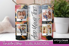 Photo Tumbler Wrap, Marble Family Frame Tumbler Sublimation Product Image 1