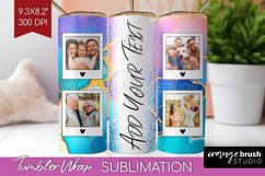 Alcohol Ink Photo Tumbler PNG - Marble Picture Tumbler Wrap Product Image 1