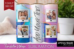 Alcohol Ink Photo Tumbler PNG - Marble Picture Tumbler Wrap Product Image 1