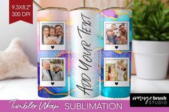 Alcohol Ink Photo Tumbler PNG - Marble Picture Tumbler Wrap Product Image 1