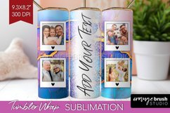 Alcohol Ink Photo Tumbler PNG - Marble Picture Tumbler Wrap Product Image 1