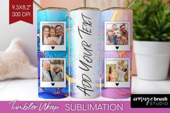 Alcohol Ink Photo Tumbler PNG - Marble Picture Tumbler Wrap Product Image 1