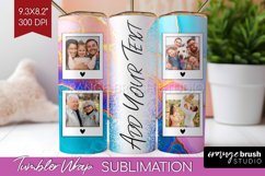 Alcohol Ink Photo Tumbler PNG - Marble Picture Tumbler Wrap Product Image 1