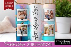 Alcohol Ink Photo Tumbler PNG - Marble Picture Tumbler Wrap Product Image 1