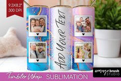 Alcohol Ink Photo Tumbler PNG - Marble Picture Tumbler Wrap Product Image 1