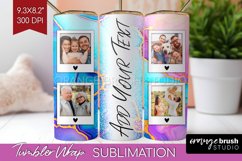 Alcohol Ink Photo Tumbler PNG - Marble Picture Tumbler Wrap Product Image 1