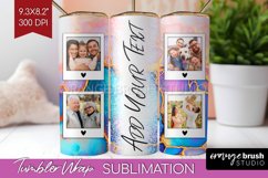 Alcohol Ink Photo Tumbler PNG - Marble Picture Tumbler Wrap Product Image 1