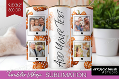 Pumpkun Photo Tumbler PNG - Fall Picture Tumbler Wrap Product Image 1