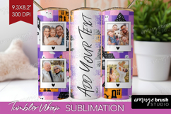 Halloween Photo Tumbler PNG - Spooky Picture Tumbler Wrap Product Image 1