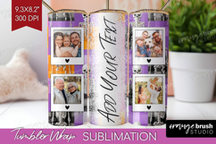 Halloween Photo Tumbler PNG - Spooky Picture Tumbler Wrap Product Image 1