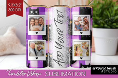 Halloween Photo Tumbler PNG - Spooky Picture Tumbler Wrap Product Image 1