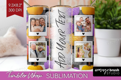 Halloween Photo Tumbler PNG - Spooky Picture Tumbler Wrap Product Image 1