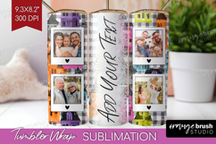 Halloween Photo Tumbler PNG - Spooky Picture Tumbler Wrap Product Image 1