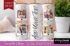 Rose Photo Tumbler PNG - Floral Picture Tumbler Wrap Product Image 1