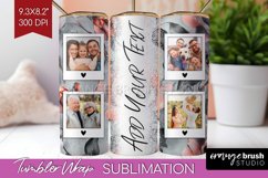 Rose Photo Tumbler PNG - Floral Picture Tumbler Wrap Product Image 1