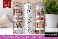 Rose Photo Tumbler PNG - Floral Picture Tumbler Wrap Product Image 1