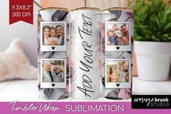 Rose Photo Tumbler PNG - Floral Picture Tumbler Wrap Product Image 1