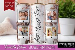 Rose Photo Tumbler PNG - Floral Picture Tumbler Wrap Product Image 1