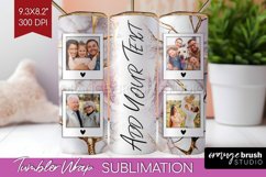 Rose Photo Tumbler PNG - Floral Picture Tumbler Wrap Product Image 1