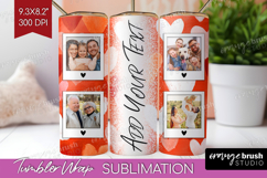 Heart Pattern Photo Tumbler PNG - Valentines Day Picture Product Image 1