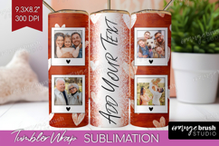 Heart Pattern Photo Tumbler PNG - Valentines Day Picture Product Image 1