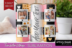 Heart Pattern Photo Tumbler PNG - Valentines Day Picture Product Image 1