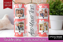 Heart Pattern Photo Tumbler PNG - Valentines Day Picture Product Image 1