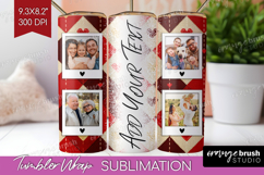 Heart Pattern Photo Tumbler PNG - Valentines Day Picture Product Image 1