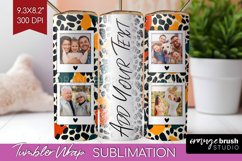 Leopard Print Photo Tumbler PNG - Animal Pattern Picture Product Image 1