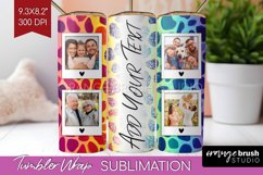 Leopard Print Photo Tumbler PNG - Animal Pattern Picture Product Image 1