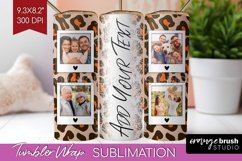 Leopard Print Photo Tumbler PNG - Animal Pattern Picture Product Image 1