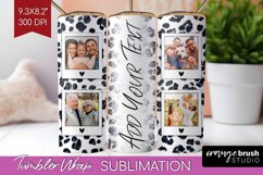Leopard Print Photo Tumbler PNG - Animal Pattern Picture Product Image 1