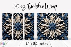 Wood Carving Tumbler Wrap Bundle | Wood Carved Ornament Product Image 4
